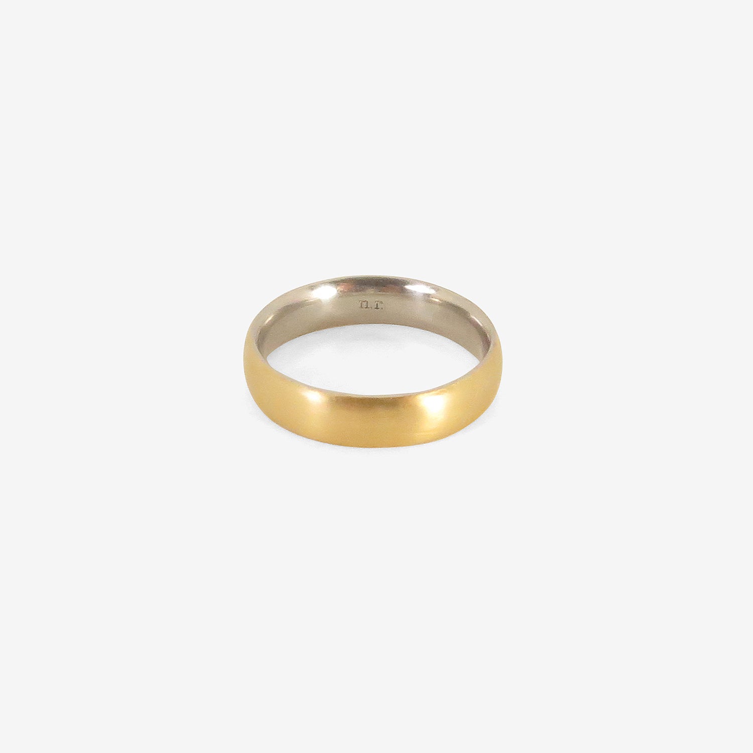 NIKOLLE RADI 18K & PLATINUM COMFORT BAND, 5MM
