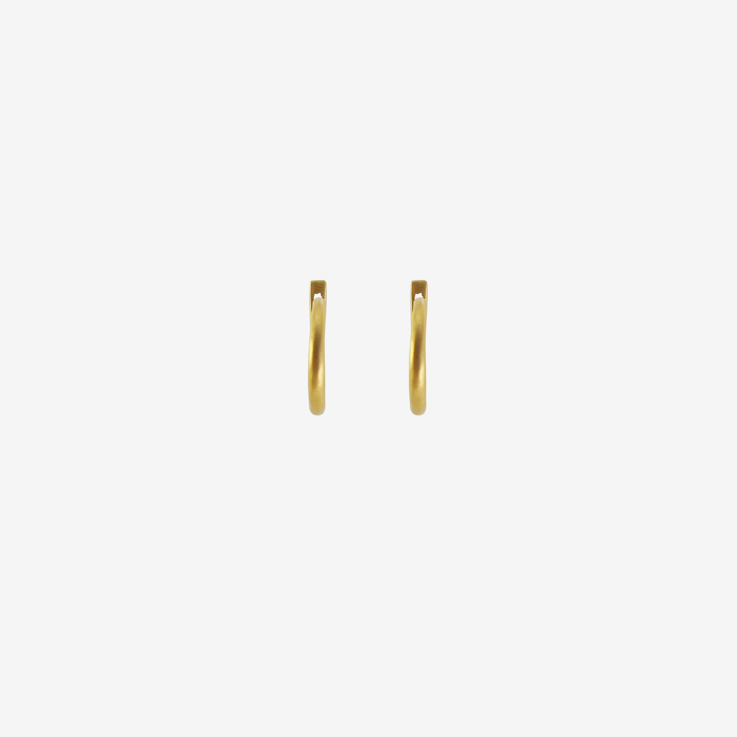 PROUNIS 22K 16MM HINGED HOOP & HOOK EARRINGS