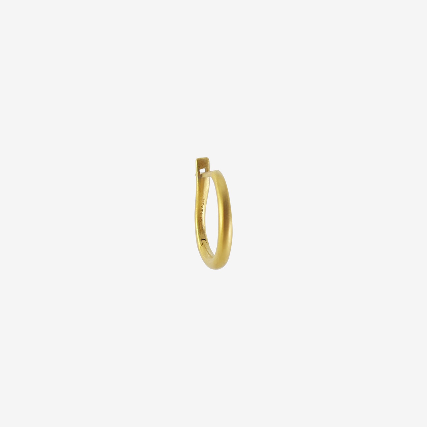 PROUNIS 22K 16MM HINGED HOOP & HOOK EARRINGS