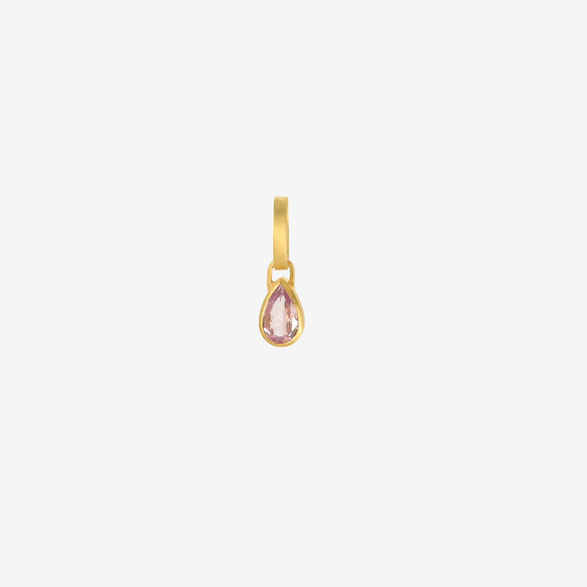 DARIUS 18K & PEAR-SHAPED LILAC SAPPHIRE PENDANT, 1.22CT