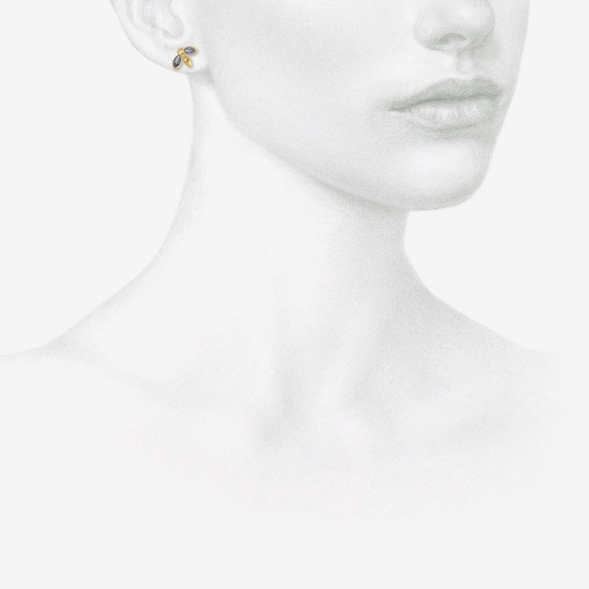 GABRIELLA KISS 18K & BLUE SAPPHIRE GEM BUGS