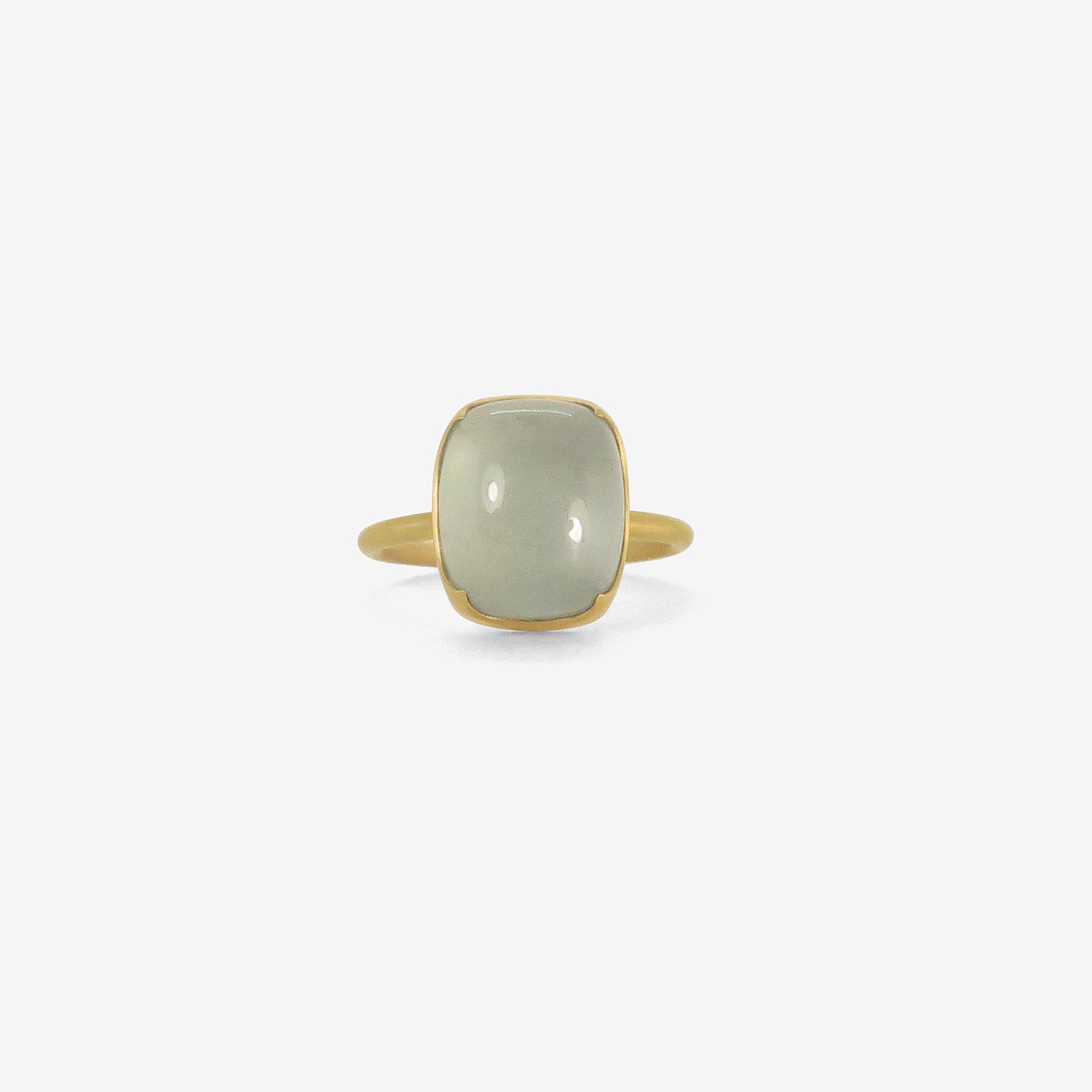 GABRIELLA KISS 18K & CUSHION-SHAPED AQUAMARINE RING, 6.24CT