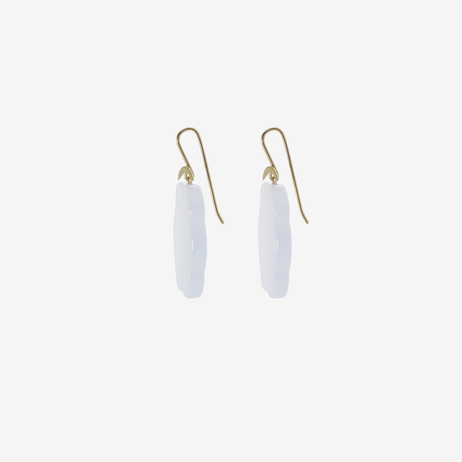 GABRIELLA KISS 18K & BLUE CHALCEDONY CLOUD EARRINGS