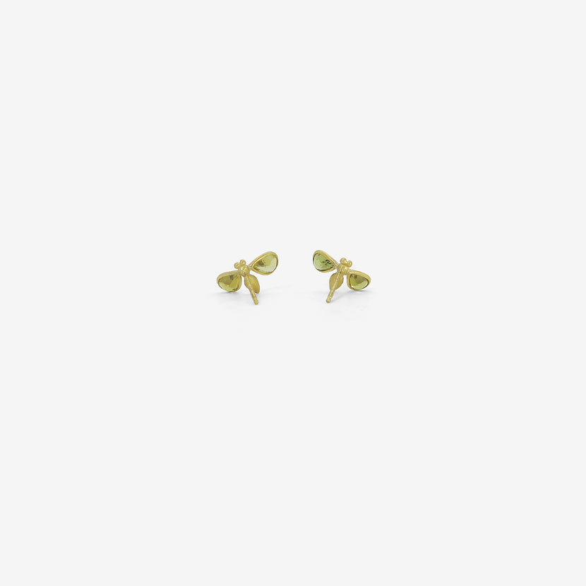 GABRIELLA KISS 18K & GREEN SAPPHIRE GEM BUGS, 2.3CT