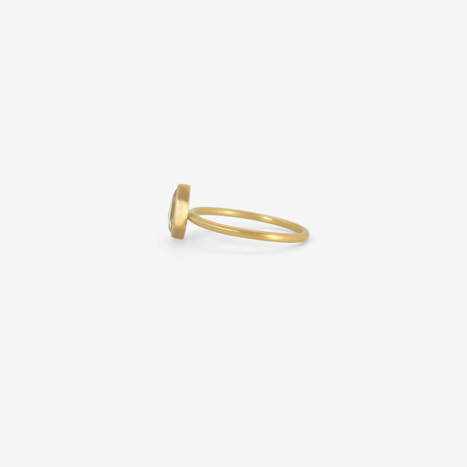 GABRIELLA KISS 18K & WHITE KITE-SHAPED DIAMOND RING, .68CT