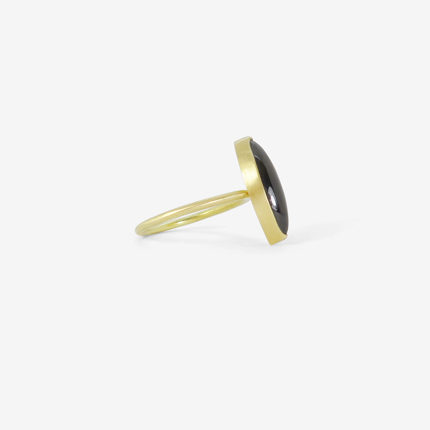 GABRIELLA KISS 18K & MARQUIS-SHAPED ALMANDINE GARNET RING