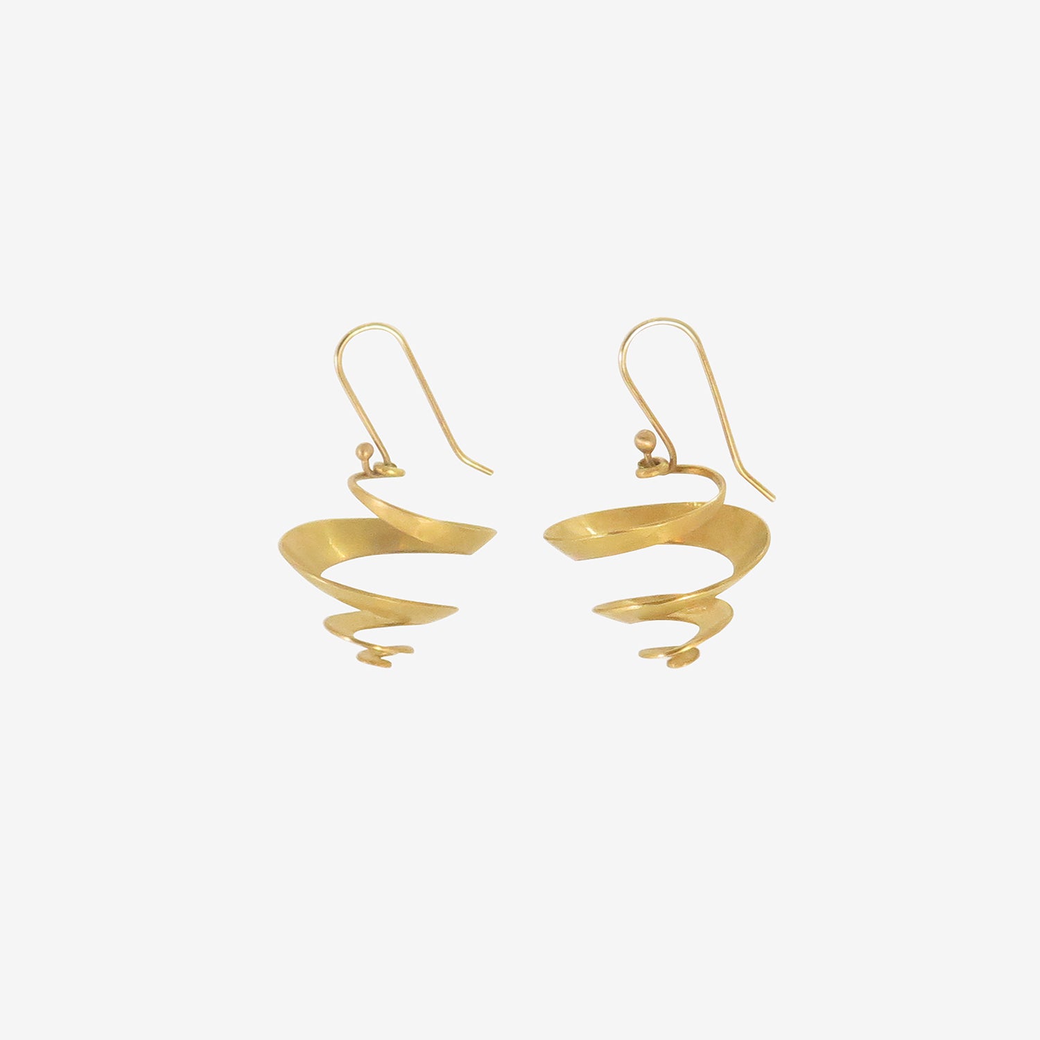 GABRIELLA KISS 18K SMALL ROUND GUGGENHEIM EARRINGS