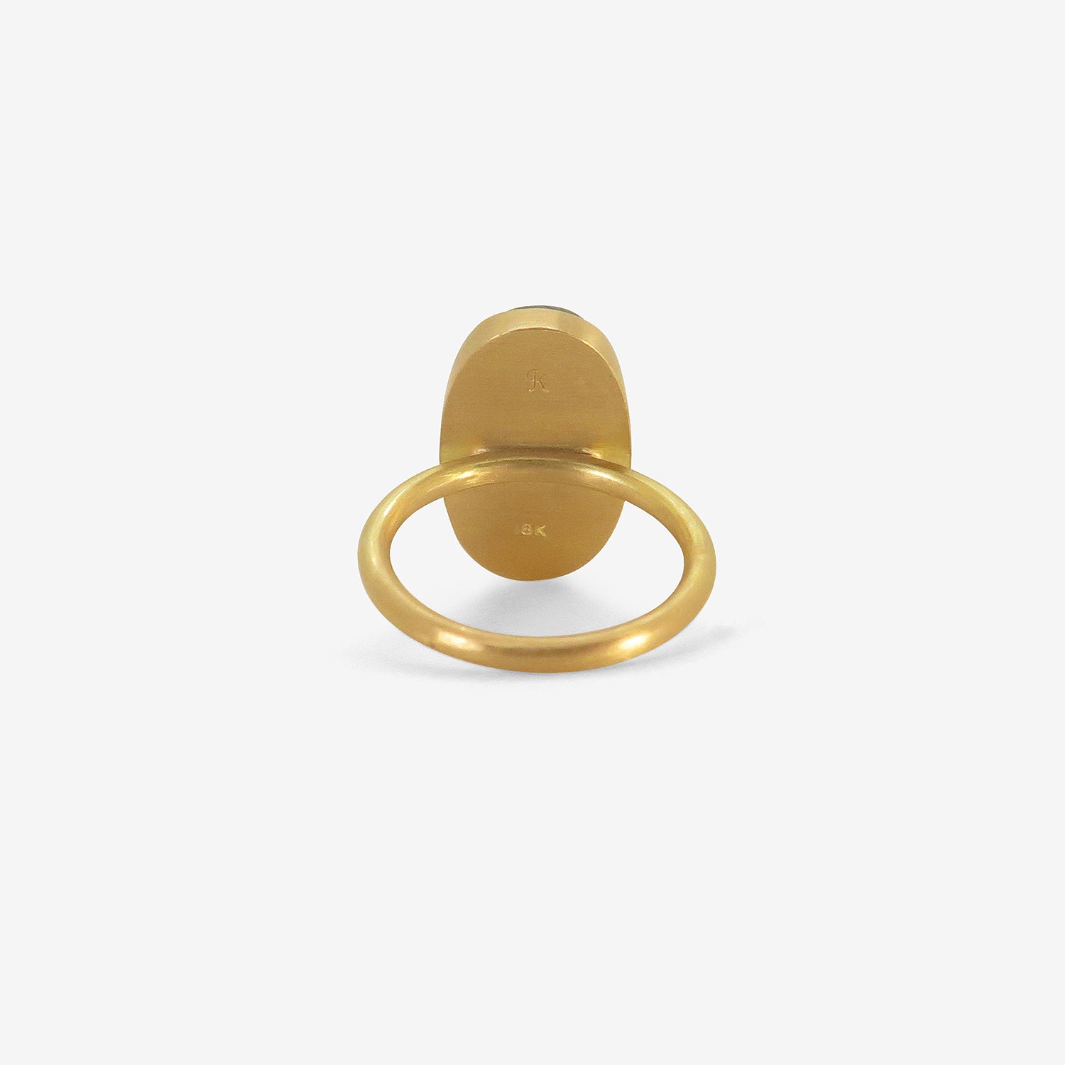 GABRIELLA KISS 18K & OVAL BLUE TOURMALINE RING, 12.52CT