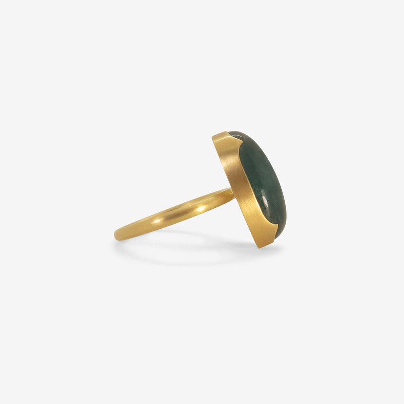 GABRIELLA KISS 18K & OVAL BLUE TOURMALINE RING, 12.52CT