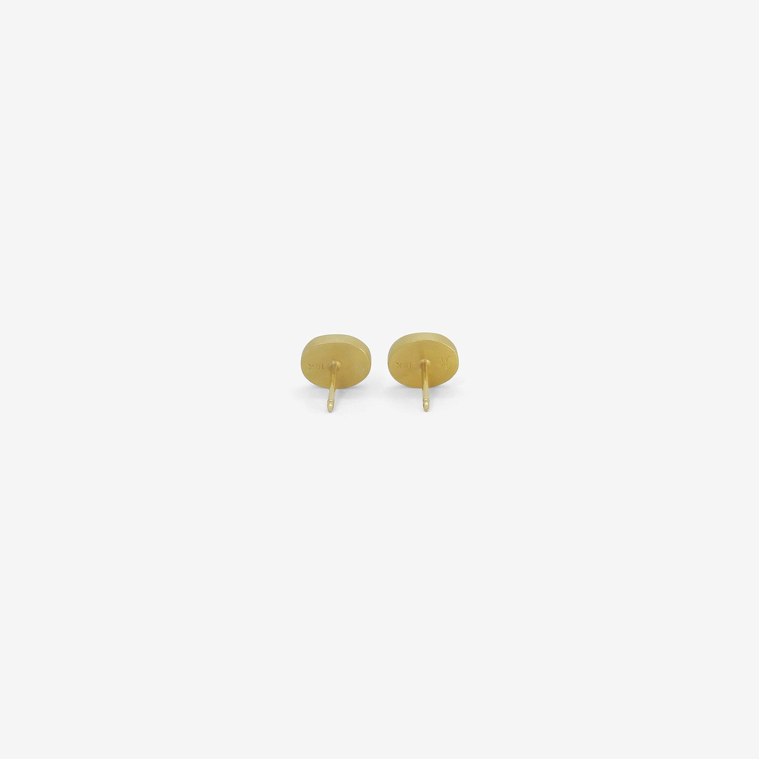 GABRIELLA KISS 18K & OVAL VESUVIANITE STUDS