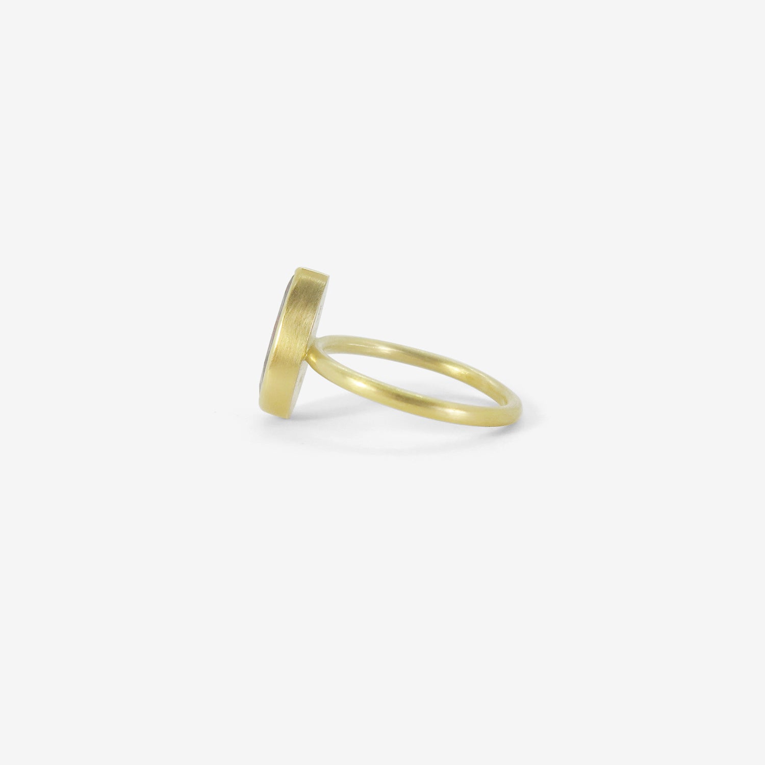 GABRIELLA KISS 18K & PEAR-SHAPED RUSTY LACY DIAMOND RING, 2.35CT