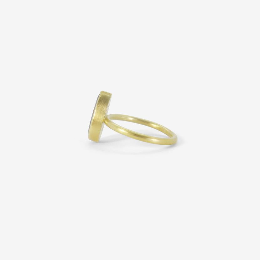 GABRIELLA KISS 18K & PEAR-SHAPED RUSTY LACY DIAMOND RING, 2.35CT