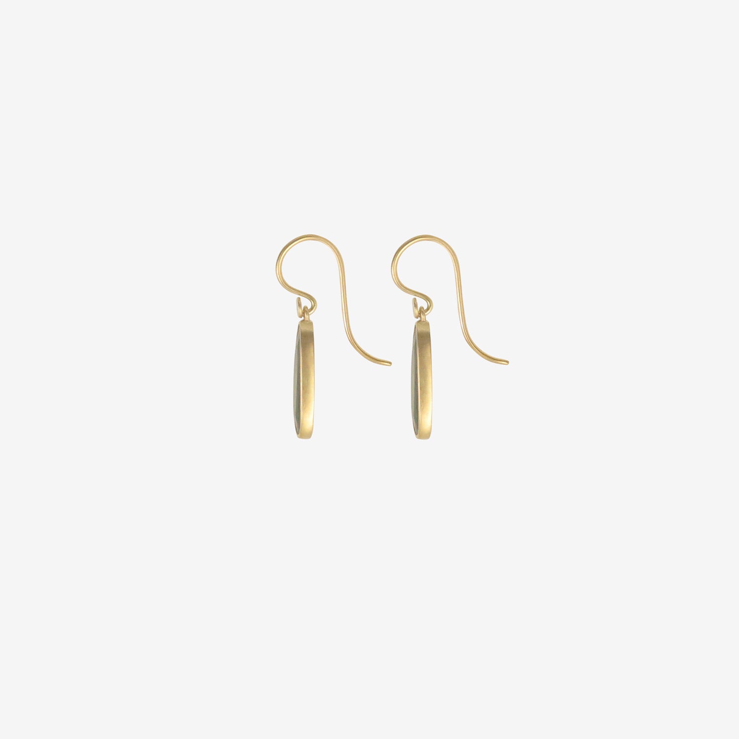LOLA BROOKS 18K & CHROME TOURMALINE SEQUIN PEBBLE EARRINGS, 2.64CT