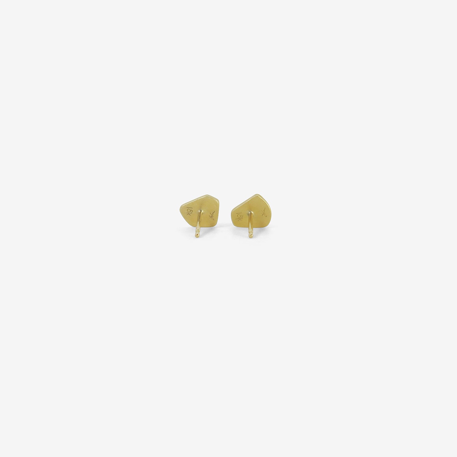 LOLA BROOKS 18K & DIAMOND SHARD STUDS, .59CT