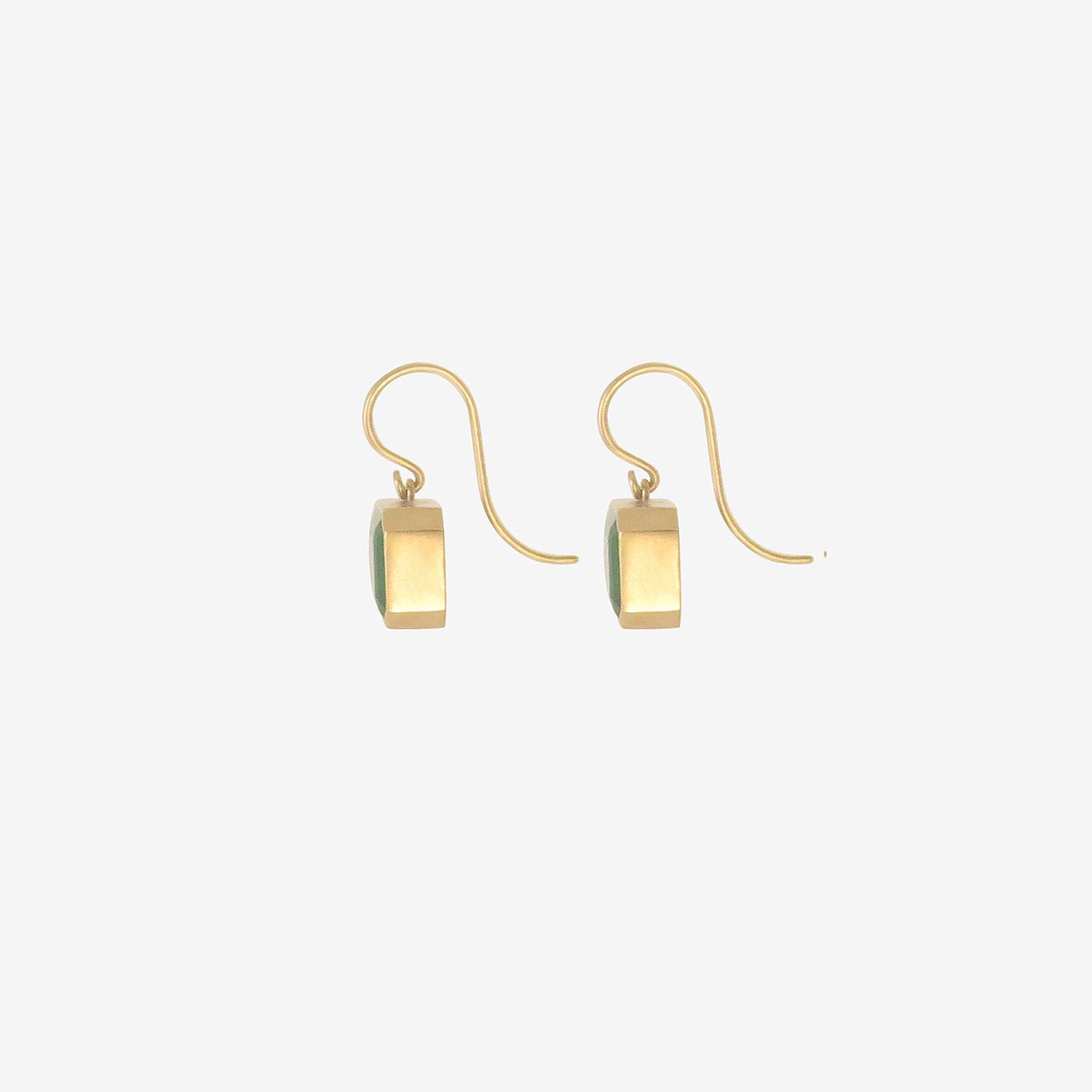 LOLA BROOKS 18K & EMERALD-CUT ZAMBIAN EMERALD DROP EARRINGS, 7.07CT
