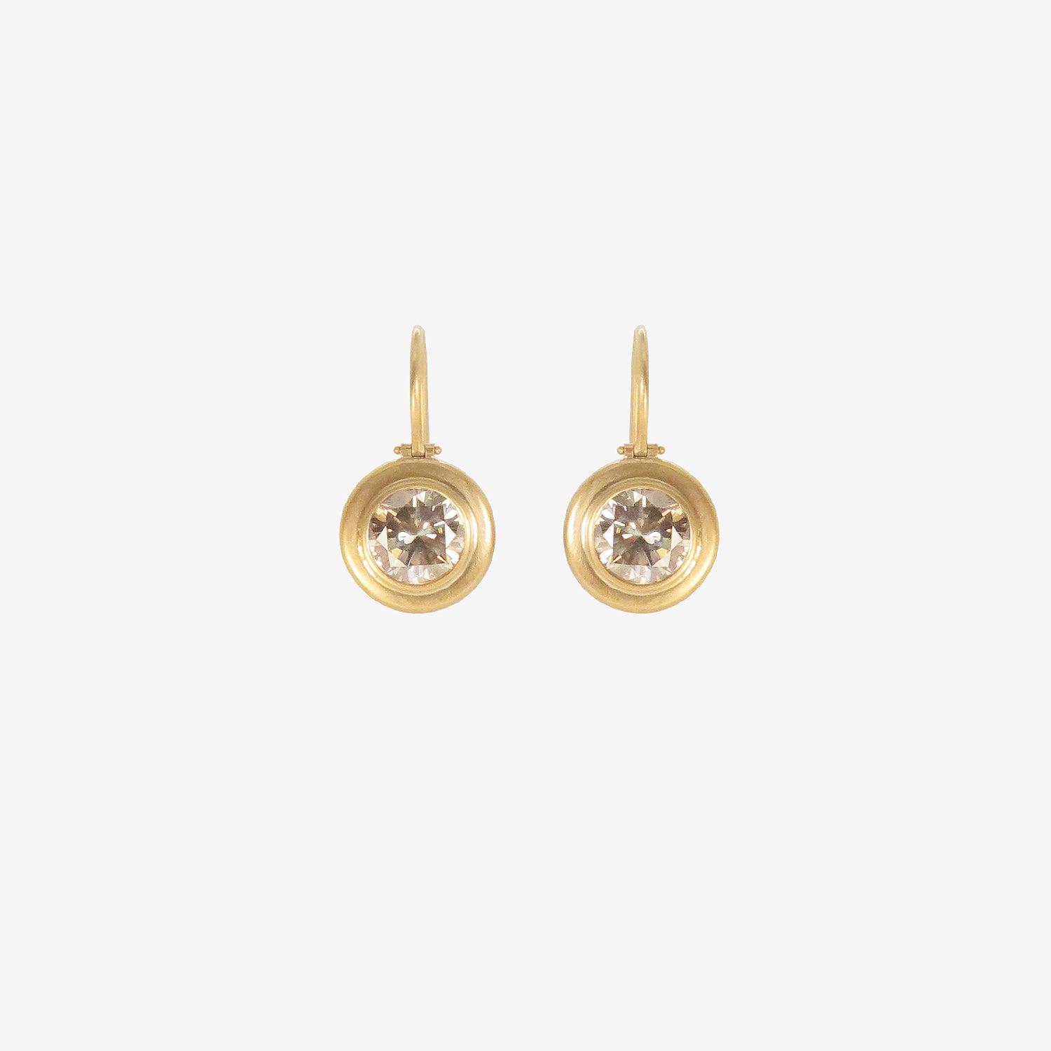 LOLA BROOKS 18K & GREY DIAMOND BAUBLE EARRINGS, 3.03CT