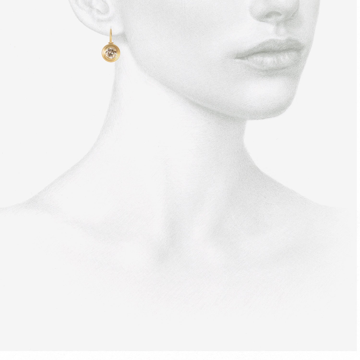 LOLA BROOKS 18K & GREY DIAMOND BAUBLE EARRINGS, 3.03CT