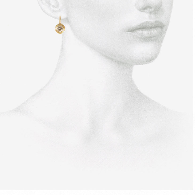 LOLA BROOKS 18K & GREY DIAMOND BAUBLE EARRINGS, 3.03CT