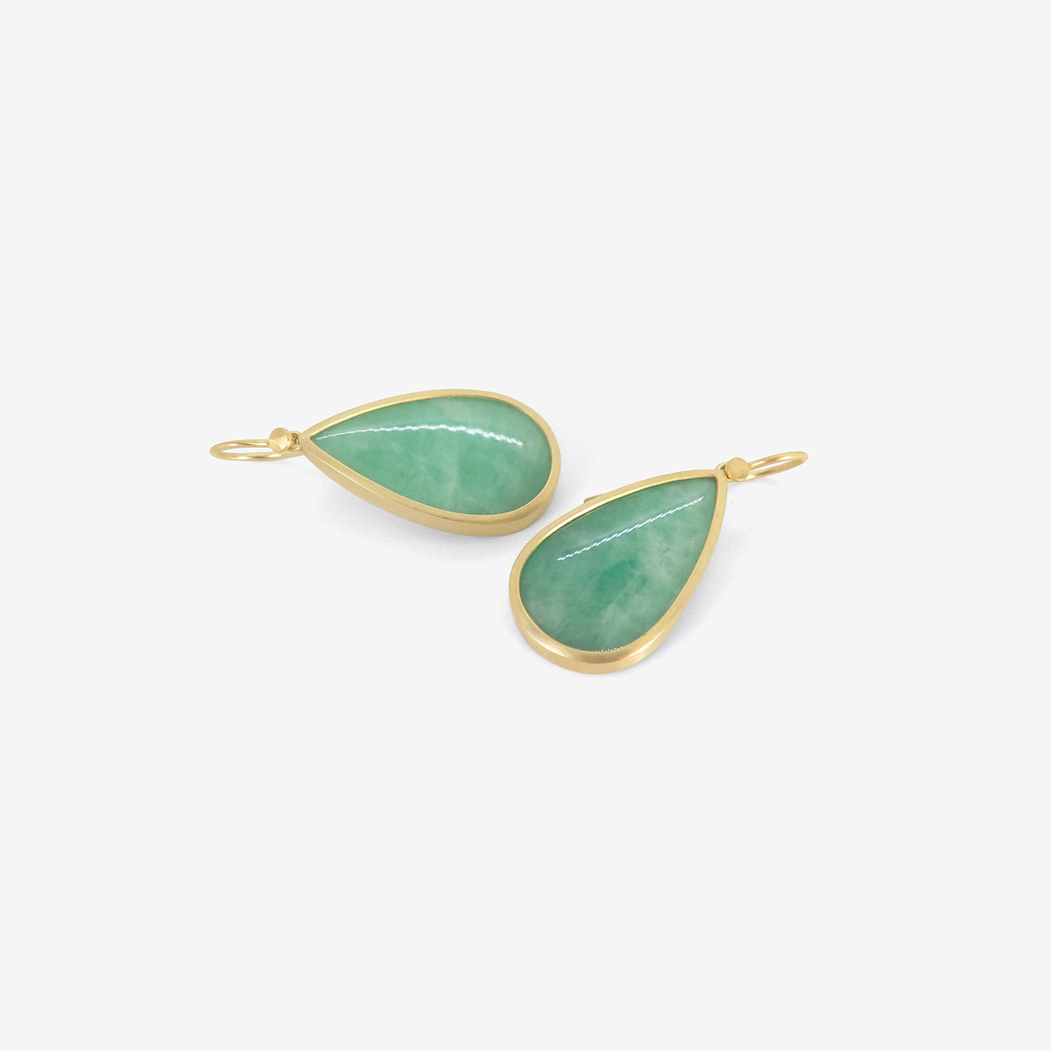 LOLA BROOKS 18K & PEAR-SHAPED BRAZILIAN EMERALD DROP EARRINGS, 22.94CT