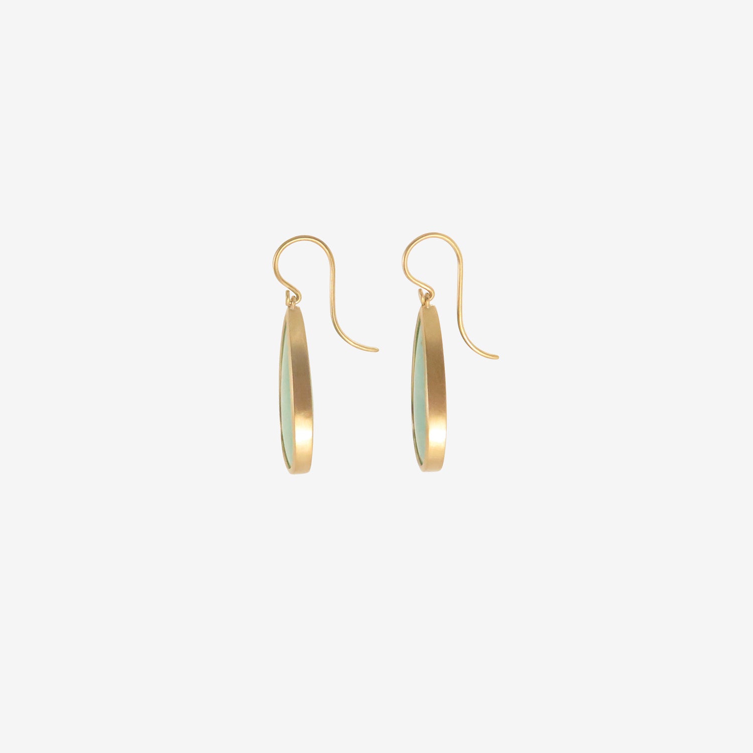 LOLA BROOKS 18K & PEAR-SHAPED BRAZILIAN EMERALD DROP EARRINGS, 22.94CT