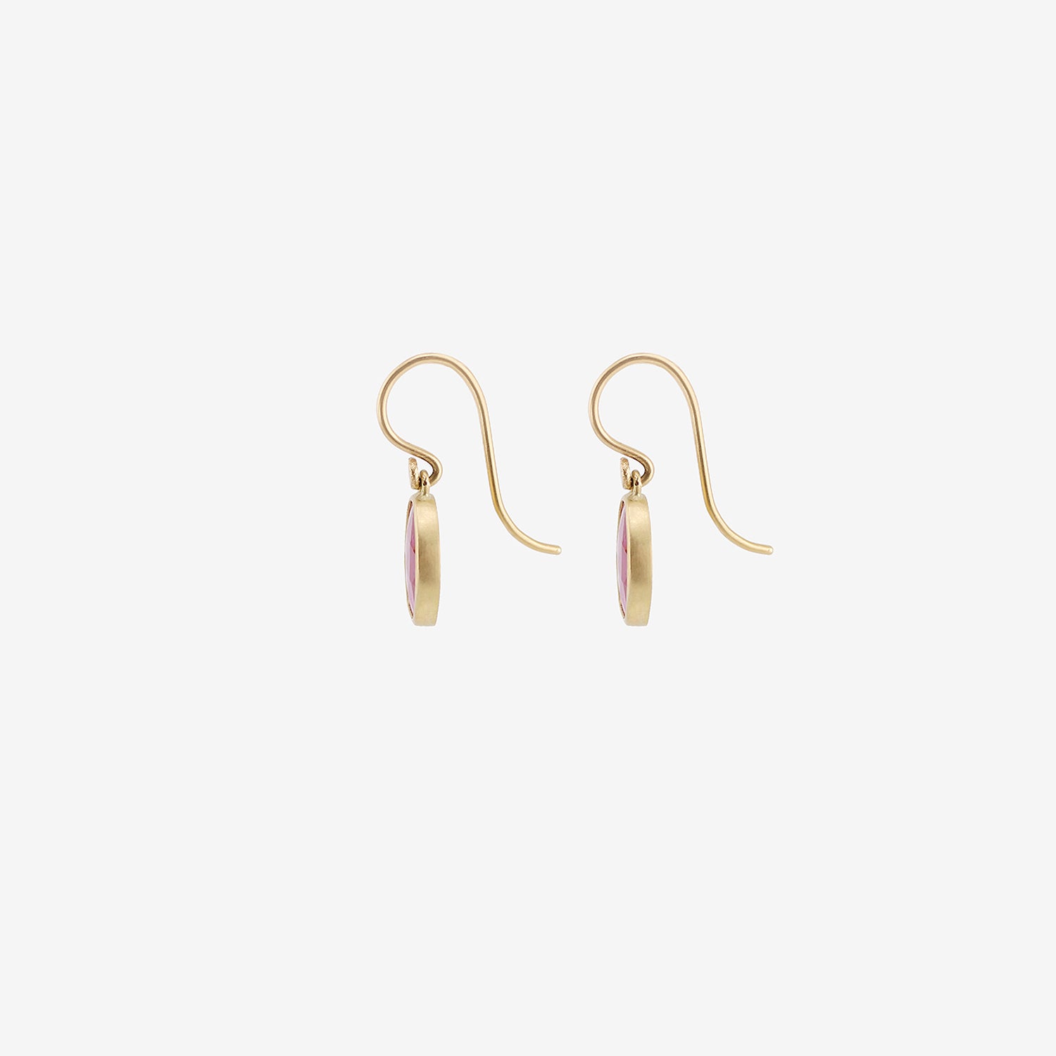 LOLA BROOKS 18K & RUBY PEBBLE DROP EARRINGS, 3.5CT