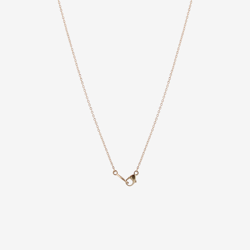 NICOLE LANDAW 14K & DIAMOND SMALL CHAMPAGNE BUBBLES PENDANT, .08CT