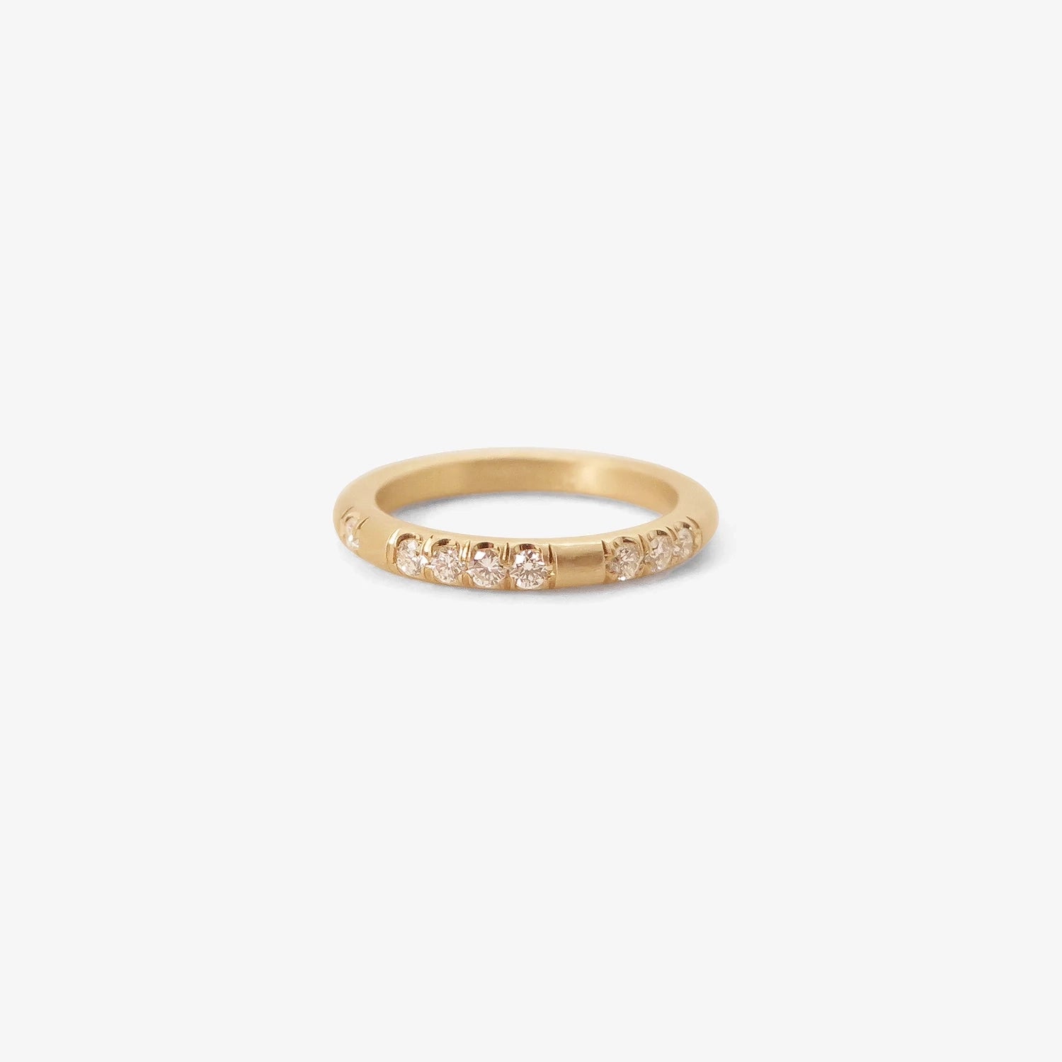 NICOLE LANDAW 14K & DIAMOND 2.75MM 'I LOVE YOU' BAND, .22CT