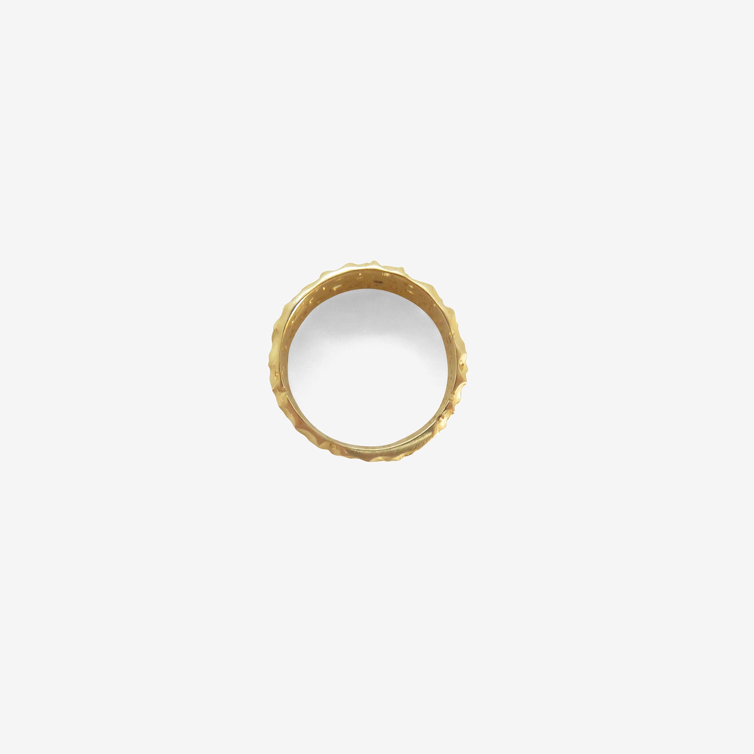 NICOLE LANDAW 14K FRENCH LACE RING WITH DIAMONDS, .12CT