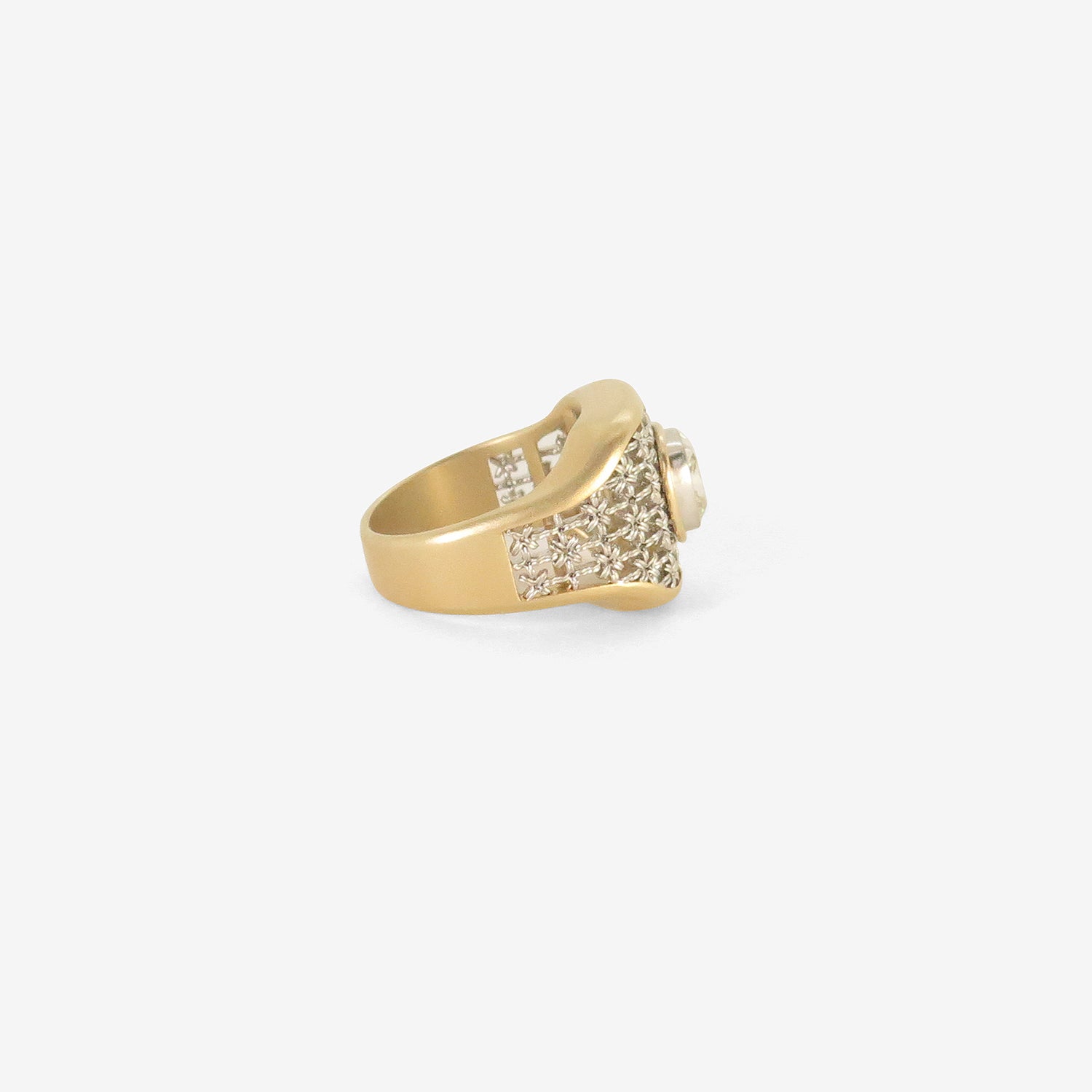NIKOLLE RADI 18K & PLATINUM RING WITH CUSHION-CUT DIAMOND, 1.50CT