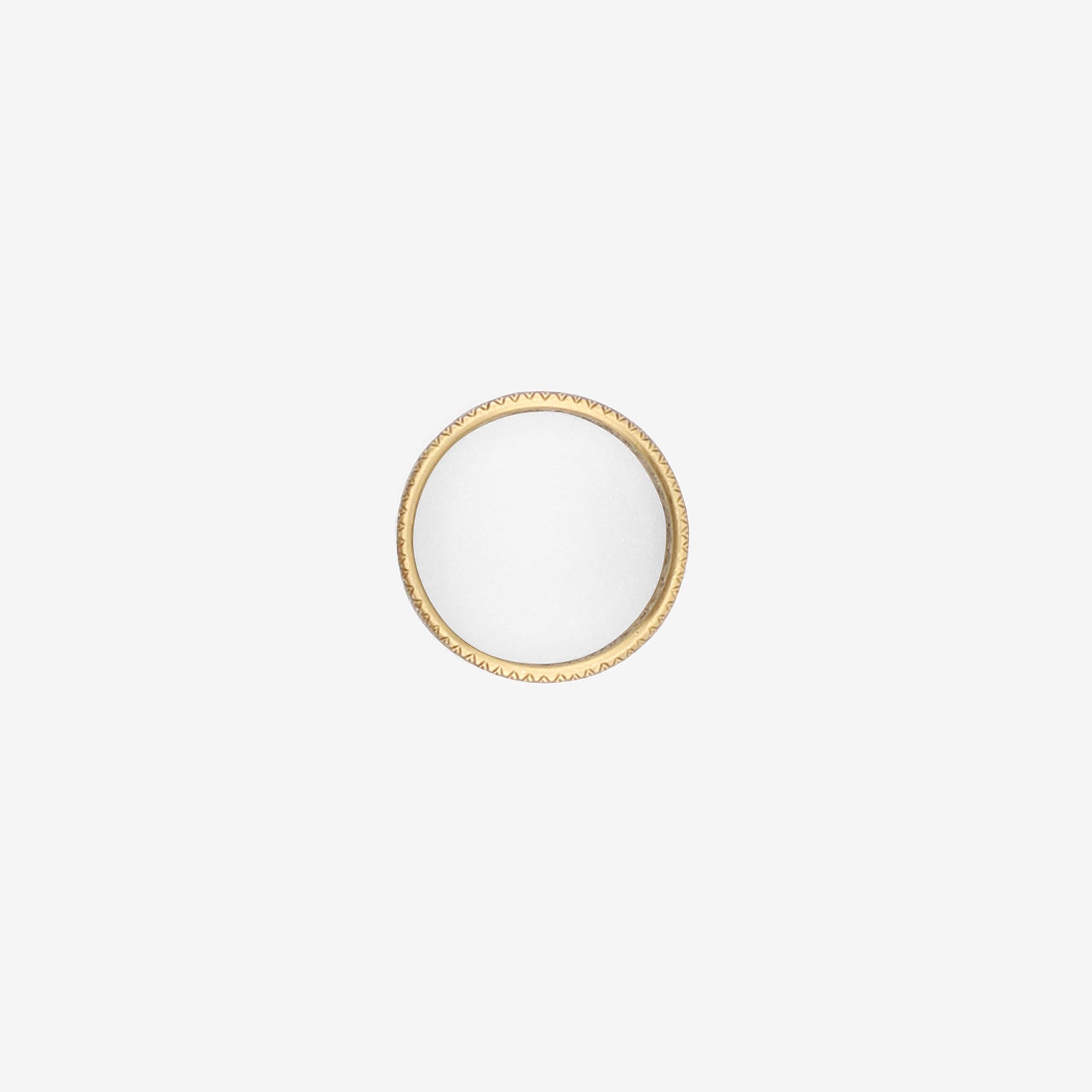 NIKOLLE RADI PLATINUM & 18K WIDE DAMASK BAND WITH MICRO-PAVE DIAMONDS