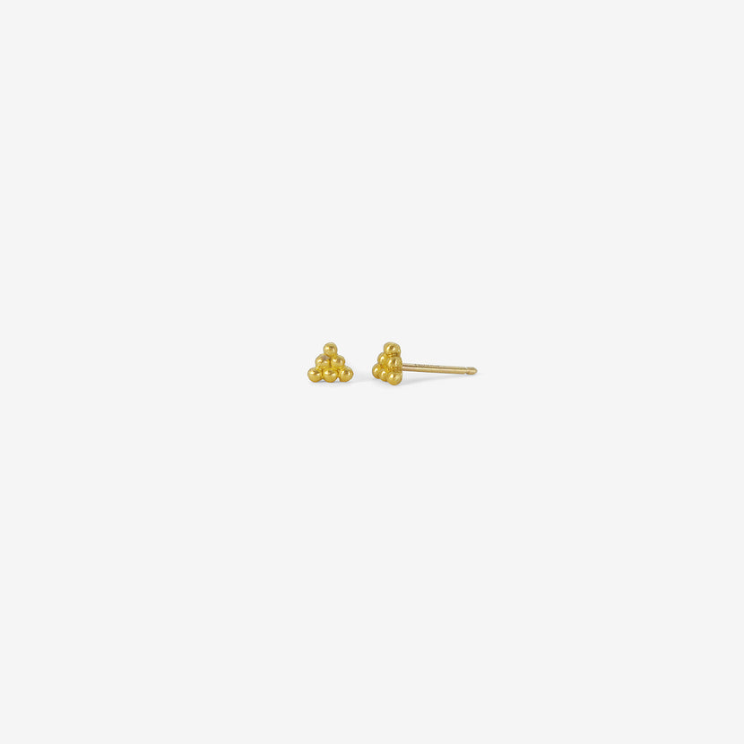 PROUNIS 22K HEXA STUDS