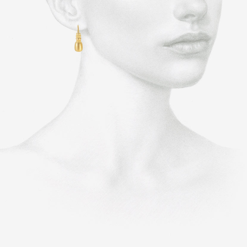 PROUNIS 22K LINEA EARRINGS