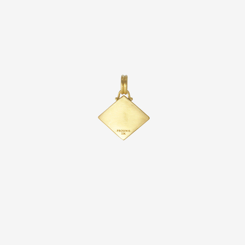 PROUNIS 22K & GREEN TOURMALINE QUAD PENDANT
