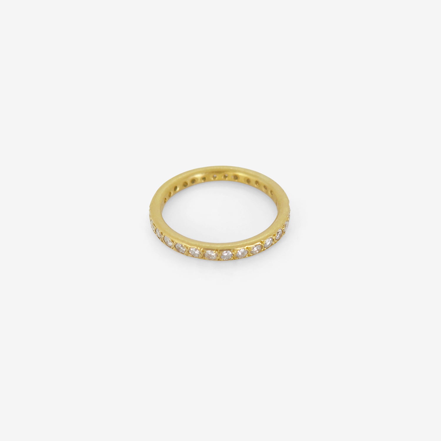 PROUNIS 22K & DIAMOND PAVÉ BAND