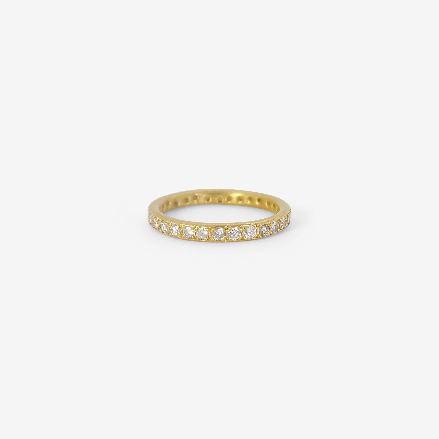 PROUNIS 22K & DIAMOND PAVÉ BAND