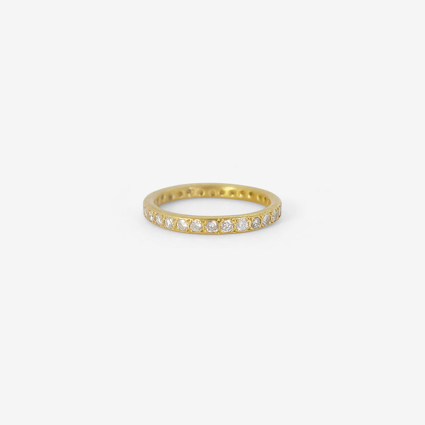 PROUNIS 22K & DIAMOND PAVÉ BAND