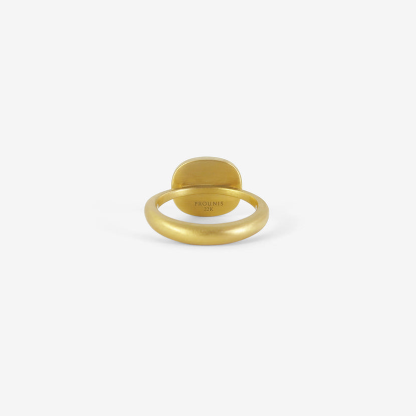 PROUNIS 22K & CARNELIAN INTAGLIO RING
