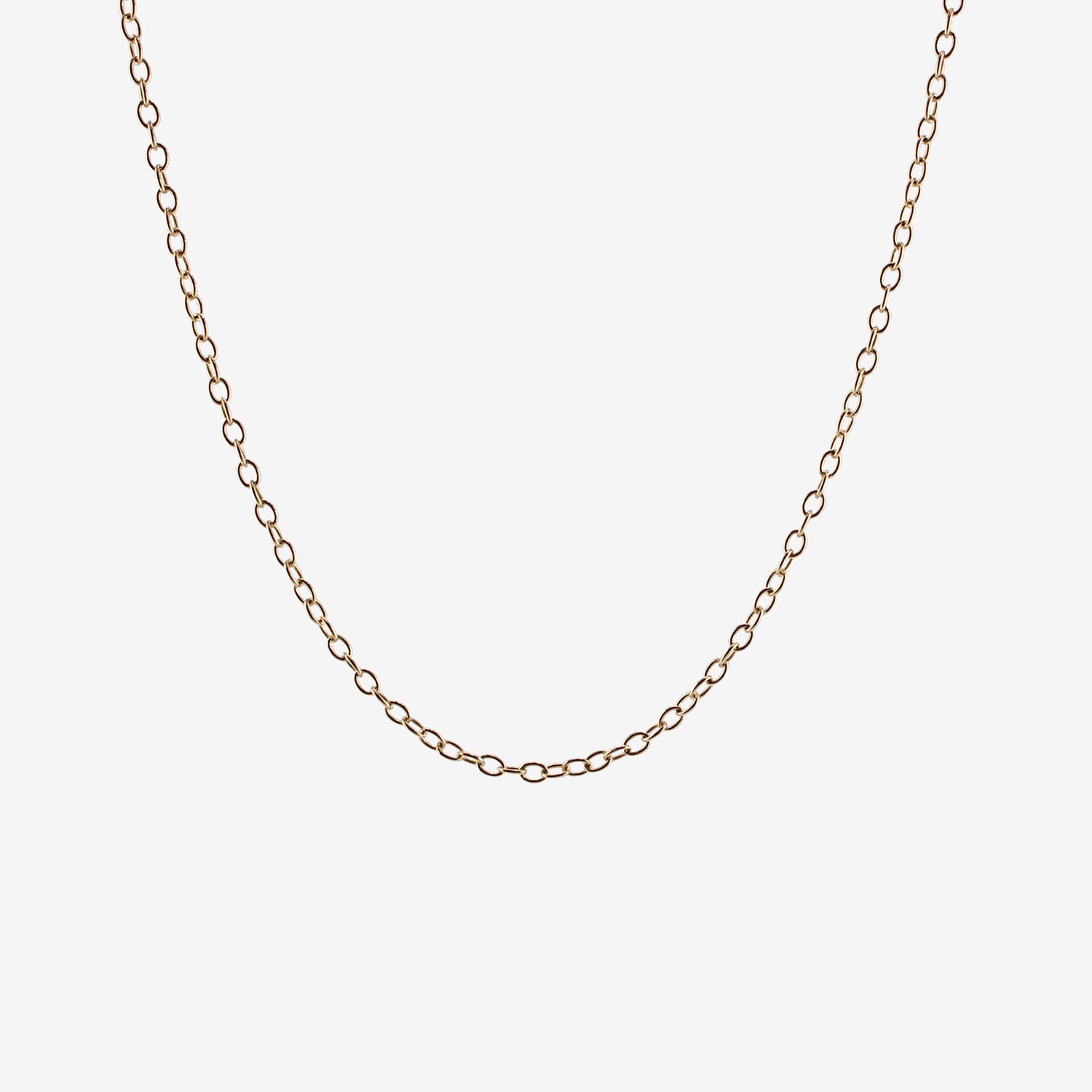 ROSANNE PUGLIESE 14K ADJUSTABLE MEDIUM CHAIN, 18 1/2"