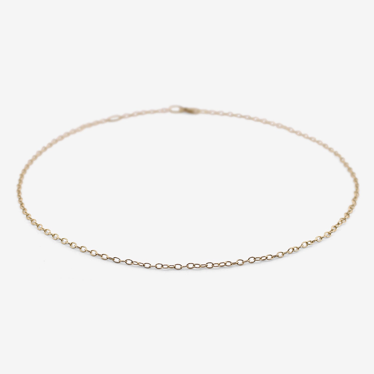 ROSANNE PUGLIESE 14K ADJUSTABLE MEDIUM CHAIN, 18 1/2"