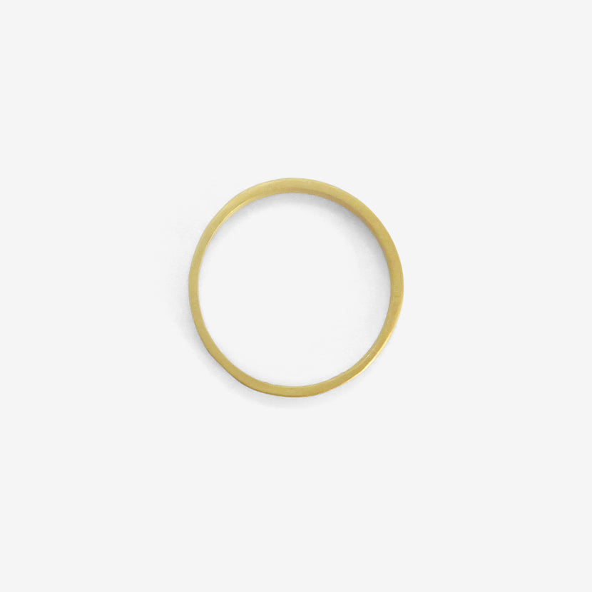 ROSANNE PUGLIESE 22K SIMPLE FLAT BAND