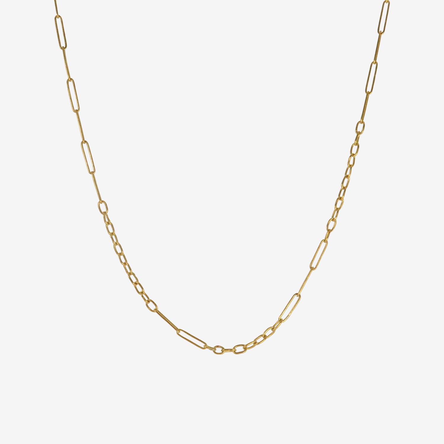 ROSANNE PUGLIESE 22K MIXED LINK CHAIN
