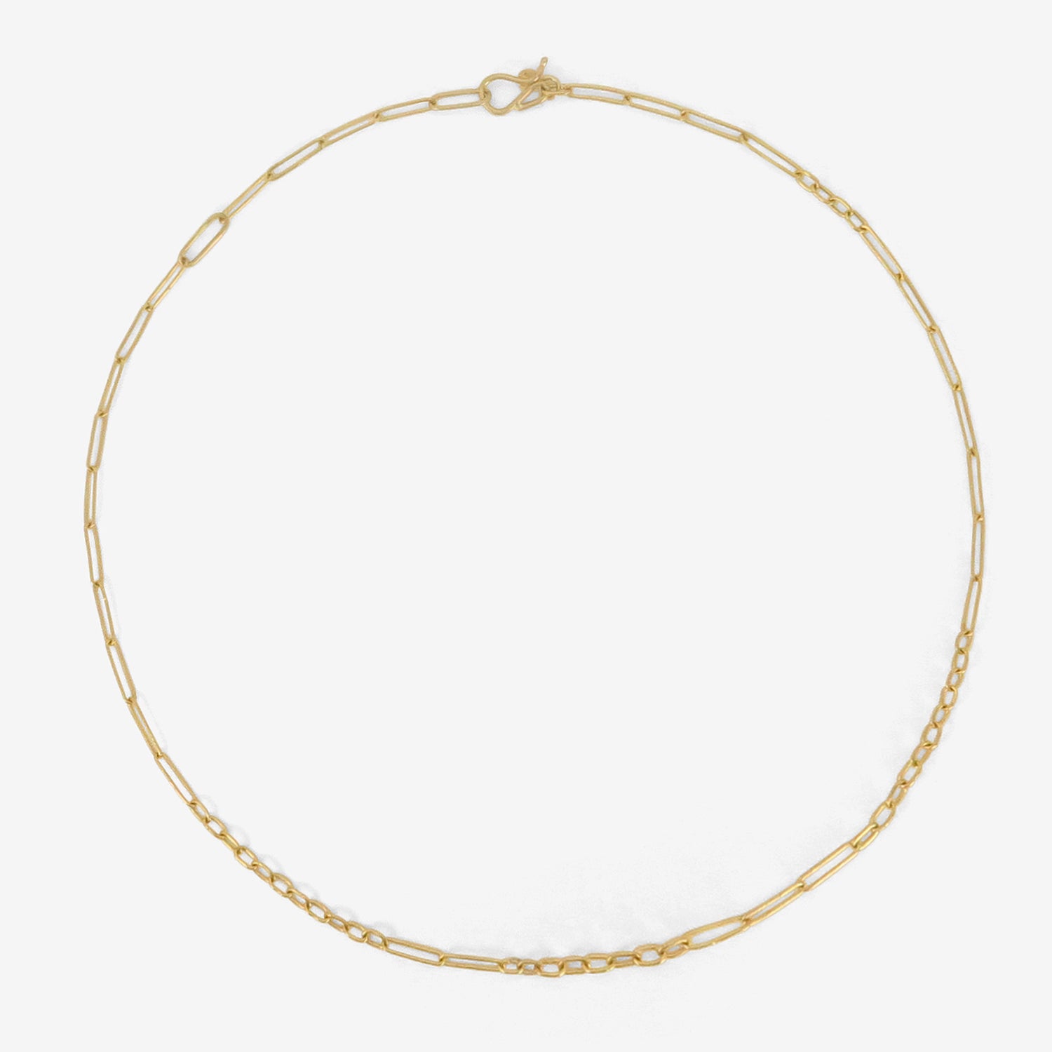 ROSANNE PUGLIESE 22K MIXED LINK CHAIN