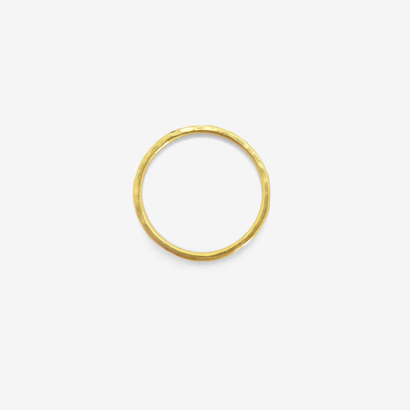 ROSANNE PUGLIESE 22K 1.2MM BAND, SIZE 5 1/2