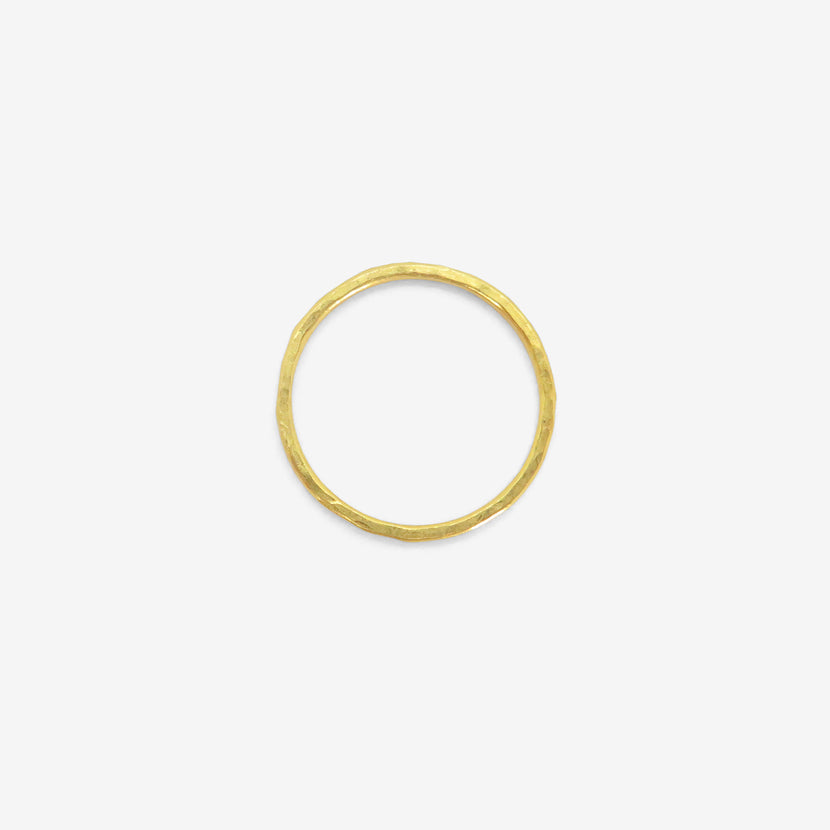 ROSANNE PUGLIESE 22K 1.2MM BAND, SIZE 6 1/2