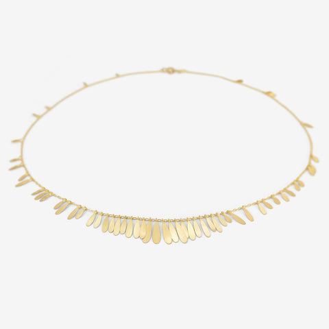 SIA TAYLOR 18K DAISY NECKLACE