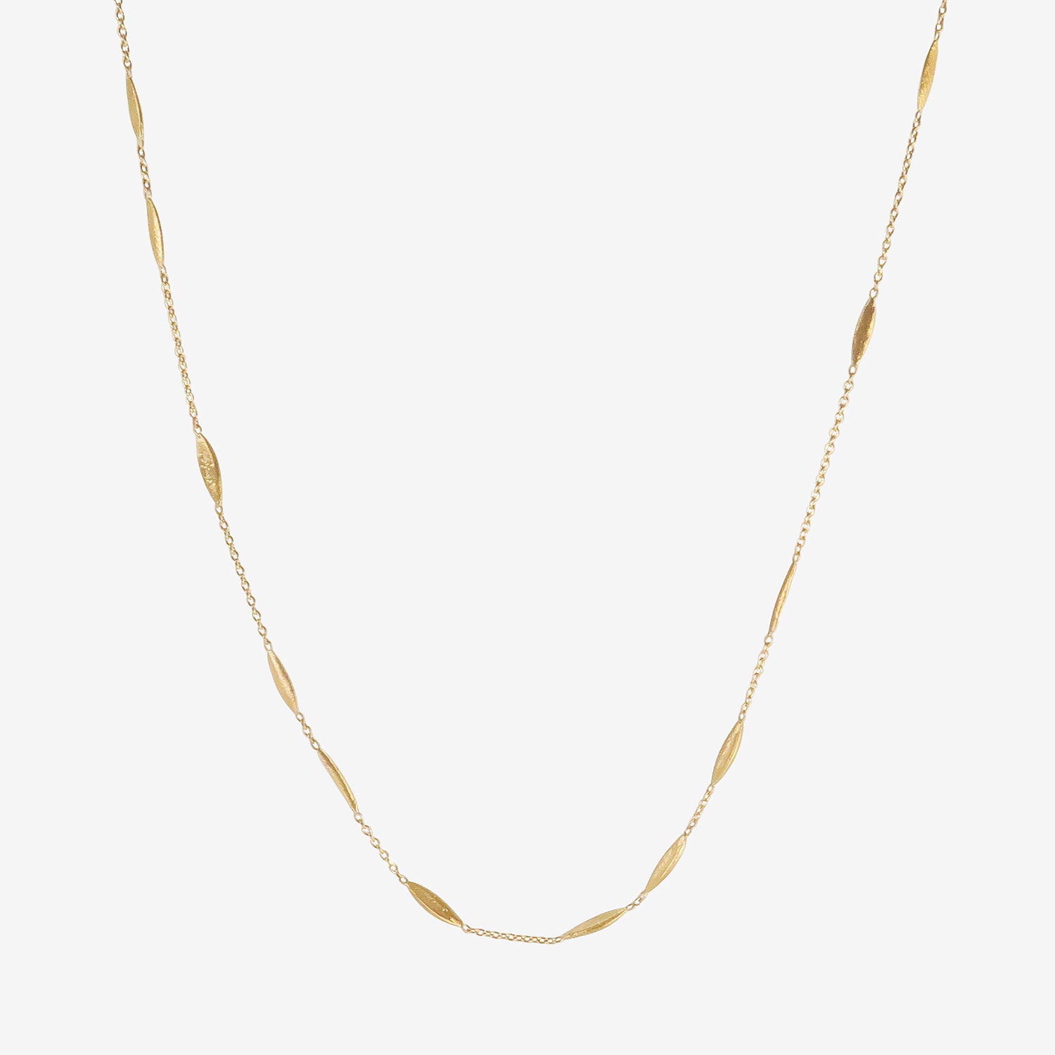 SIA TAYLOR 18K MEDIUM GRASS SEEDS NECKLACE