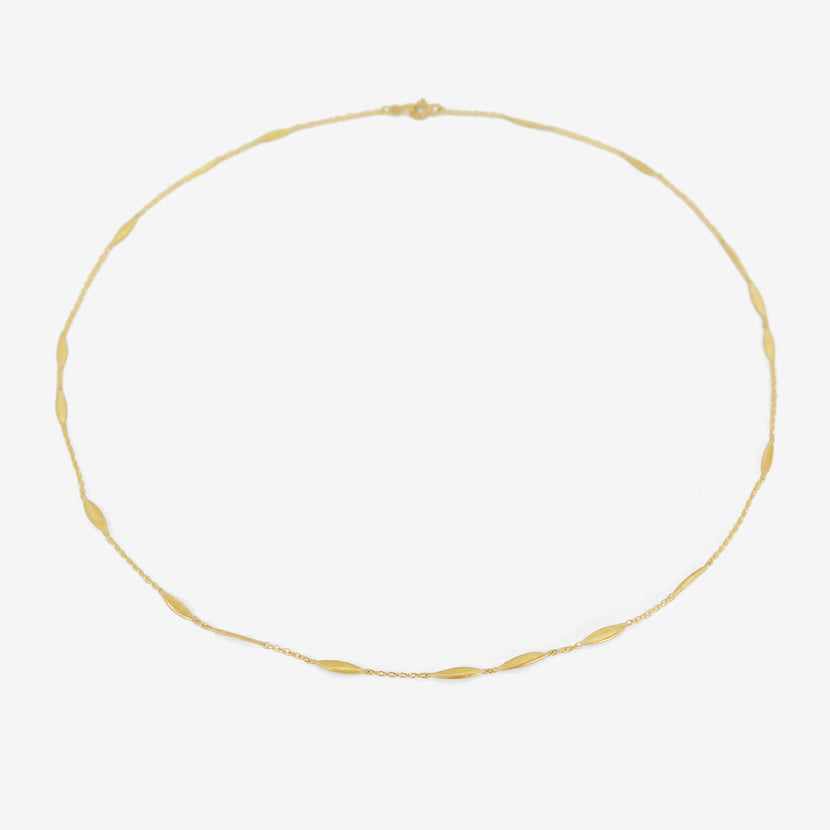 SIA TAYLOR 18K MEDIUM GRASS SEEDS NECKLACE