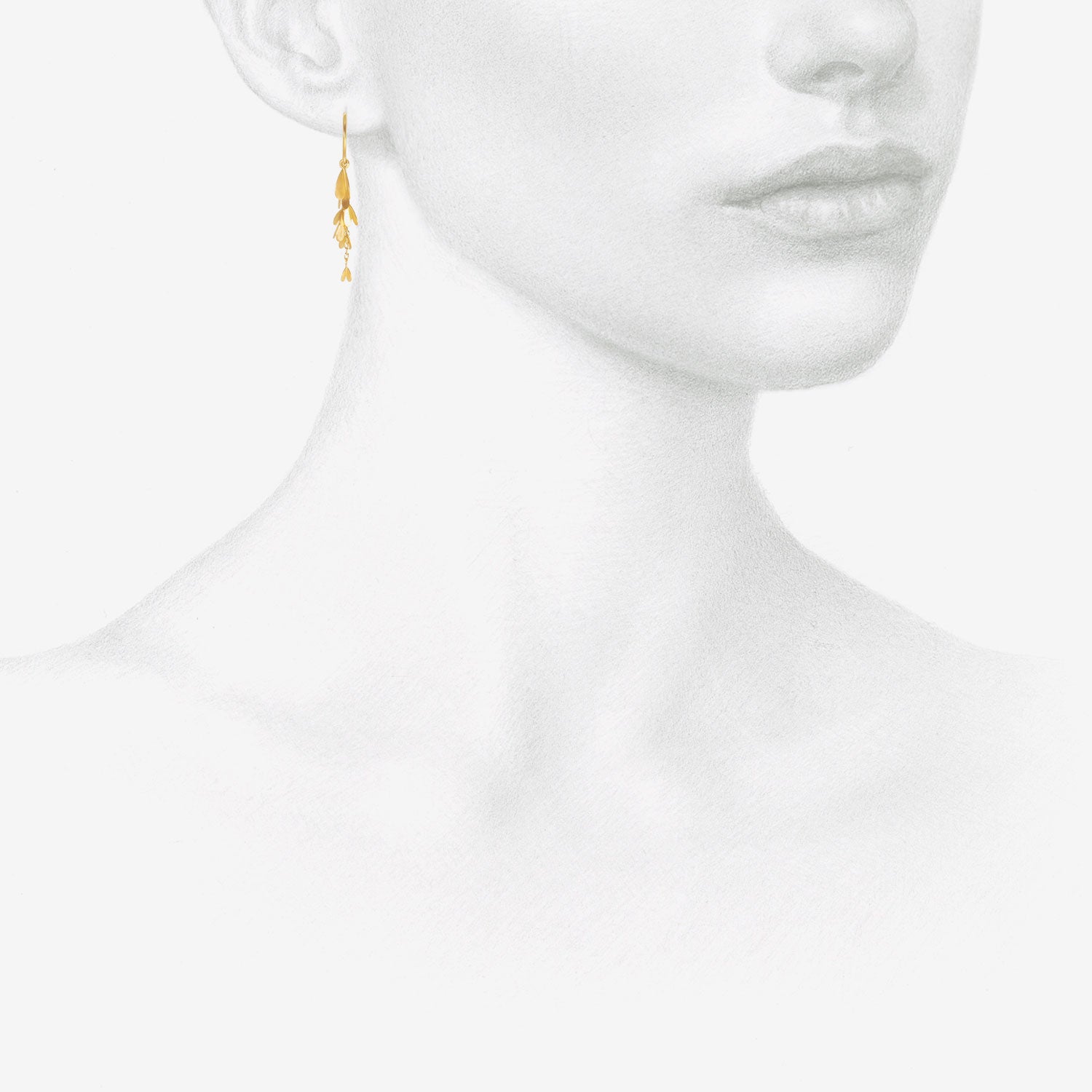 SIA TAYLOR 18K TINY WINGS EARRINGS