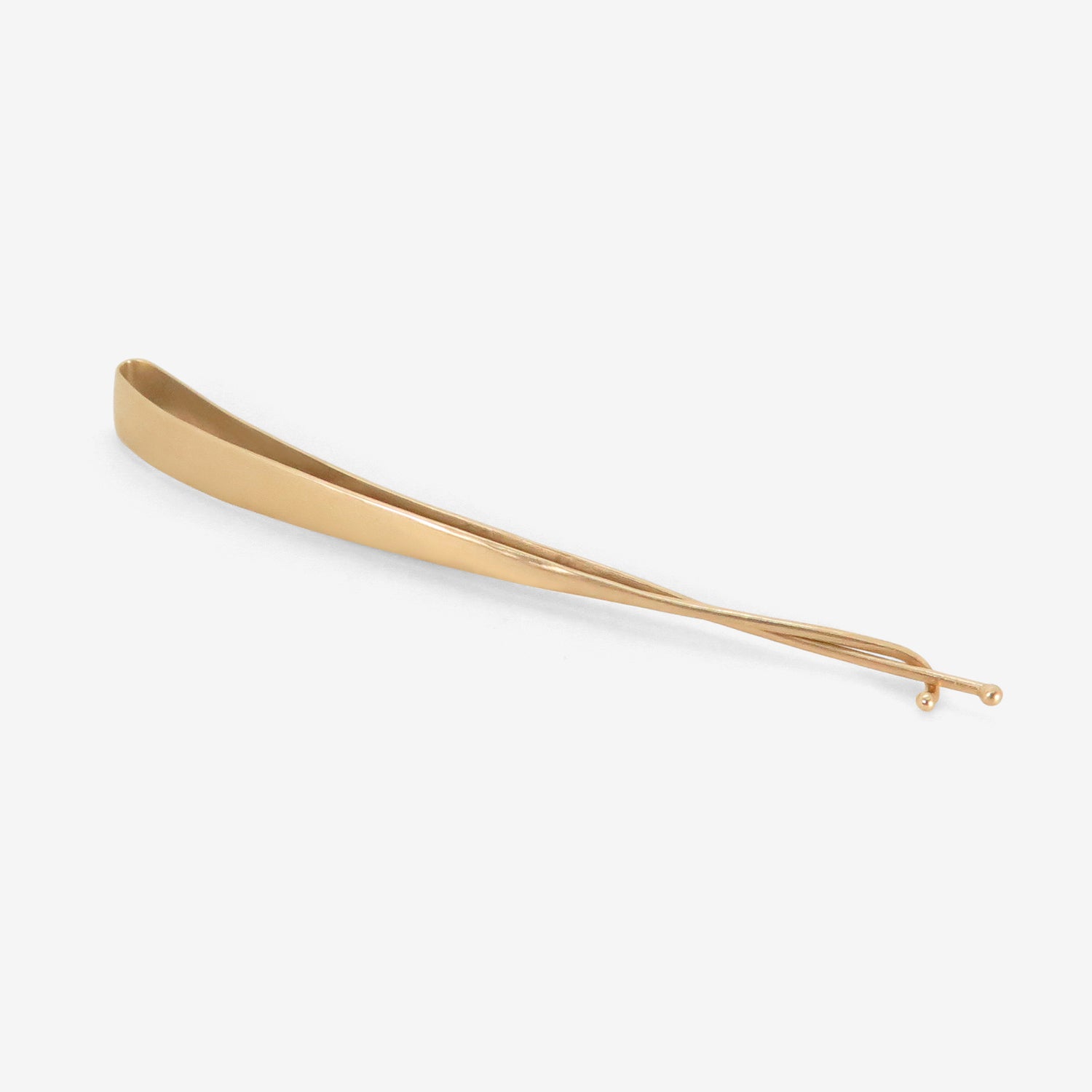 TED MUEHLING 14K YELLOW GOLD LARGE BARRETTE