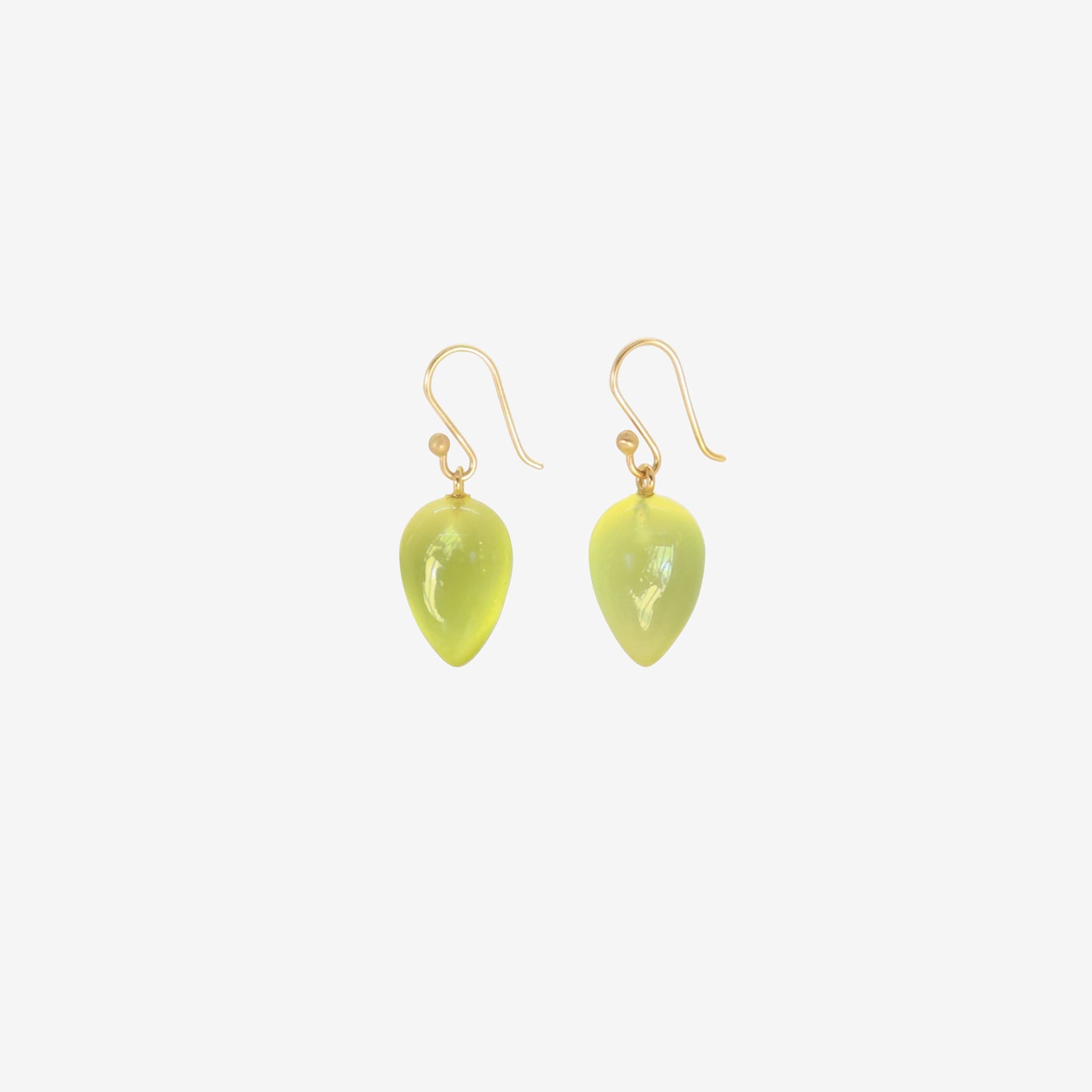 TED MUEHLING 14K & SERPENTINE ACORNS